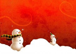 wallpapic-br.com - Papel de parede para celular Natal, Desenhos animados, Boneco de neve, Brinquedo widescreen